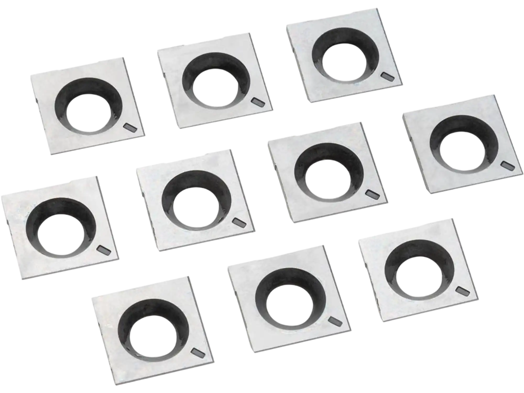 Grizzly T32739 Jointer & Planer Cutterhead Inserts Indexable Carbide 14.25 x 14.25 x 2mm 10-Pk New