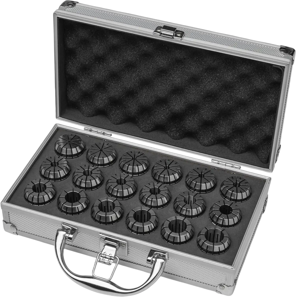 Grizzly T32837 - ER32 Spring Collet, 18 Pc. Set