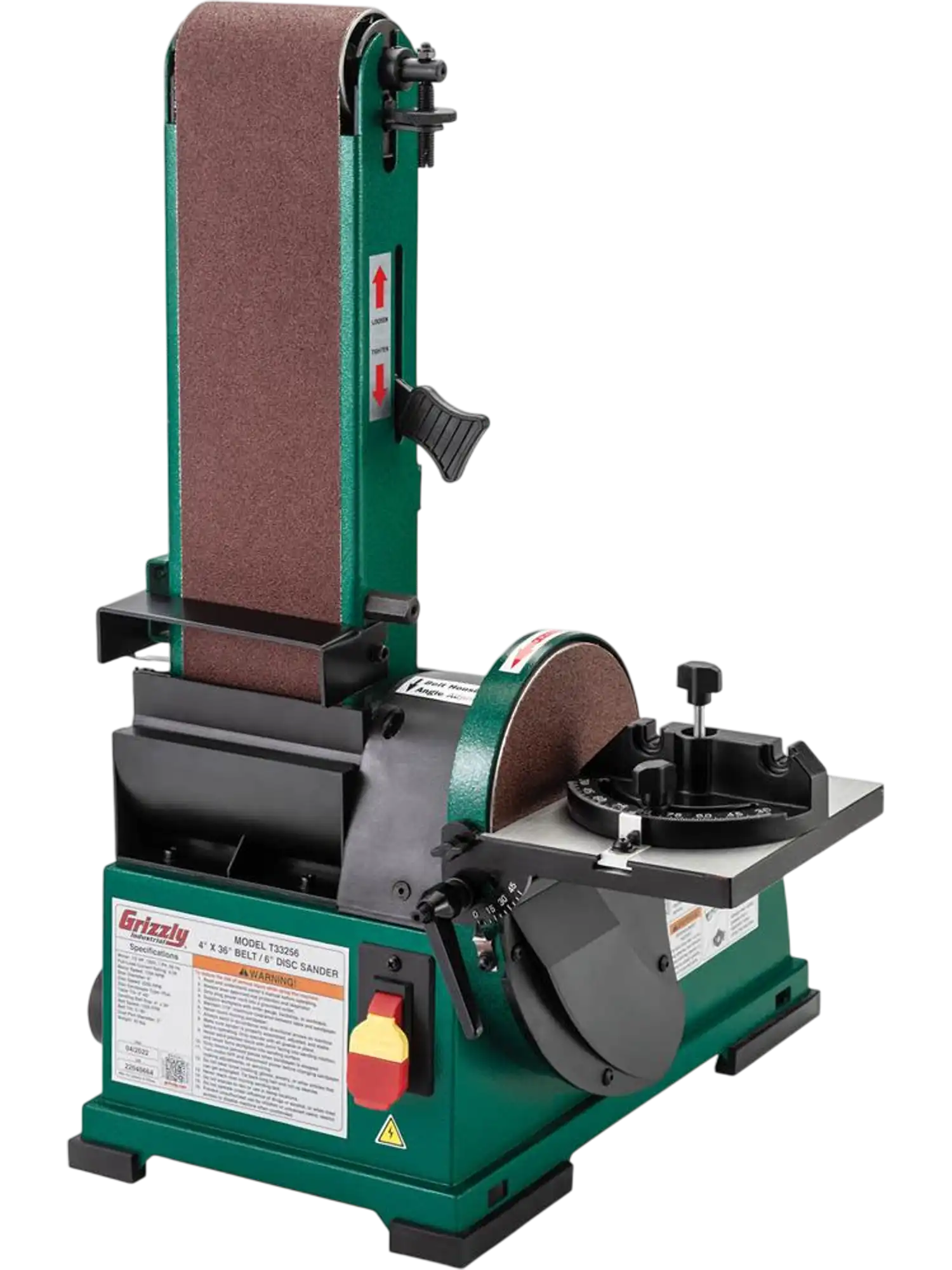 Grizzly T33256 Belt-Disc Sander 4