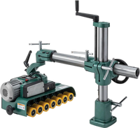 Grizzly T33295 - 2/3 HP Variable-Speed 7-Roller Power Feeder, Single-Phase