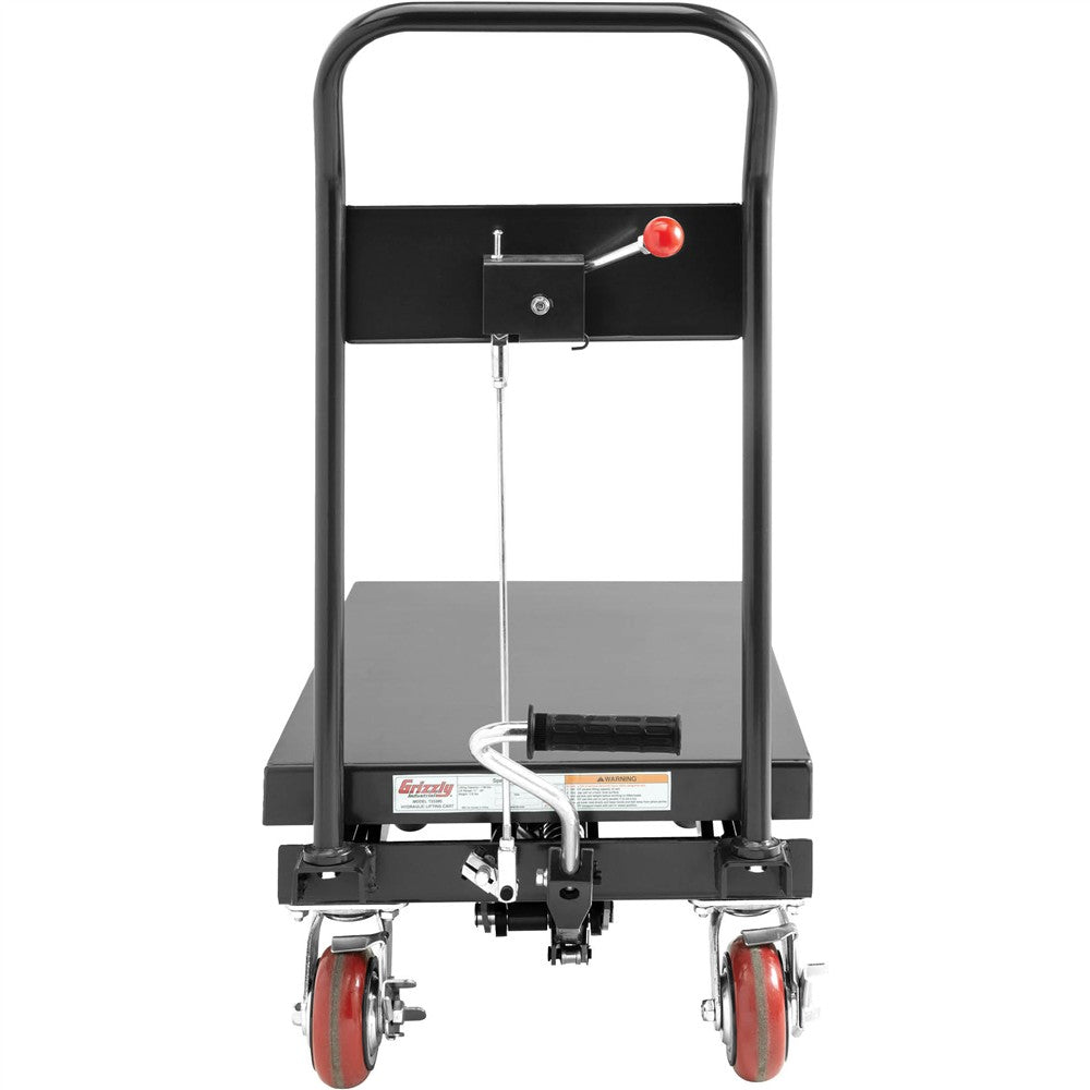 Grizzly T33380 - Hydraulic Lifting Cart, 1100 Lb. Capacity