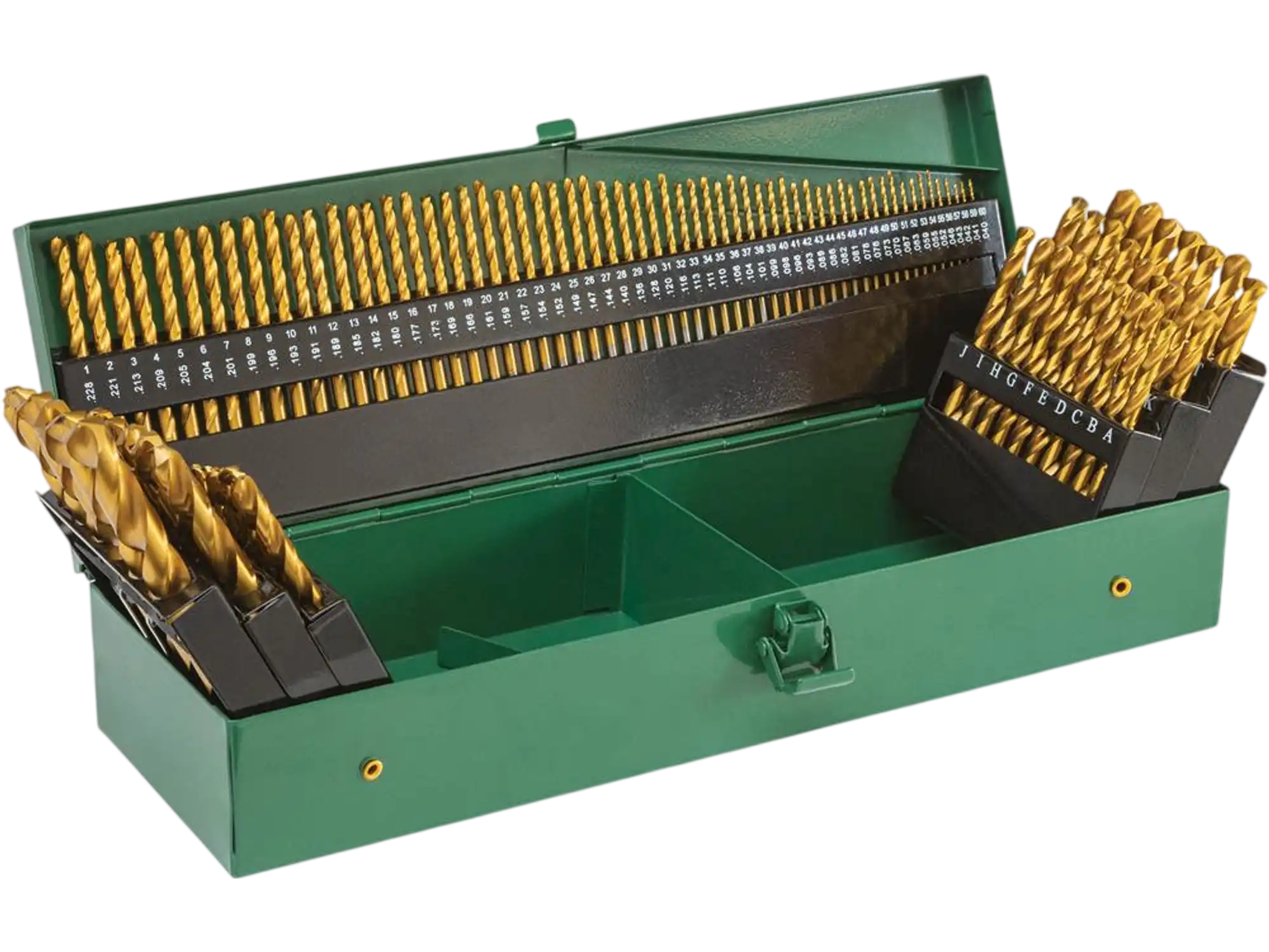 Grizzly T33684 Drill Bit Set PRO M2 HSS TiN-Coated 115-Pc New