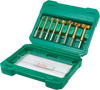 Grizzly PRO T33693 - Titanium Coated Hex Shank Forstner Bit Set, 8-Pc. 1/4" - 1-3/8"