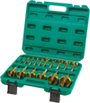 Grizzly PRO T33695 - Titanium Coated Hex Shank Forstner Bit Set, 16 Pc. 1/4" - 2-1/8"