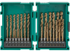 Grizzly PRO T33843 - M35 HSS Cobalt Quick-Release Hex Shank Drill Bit Set, 29 Pc.