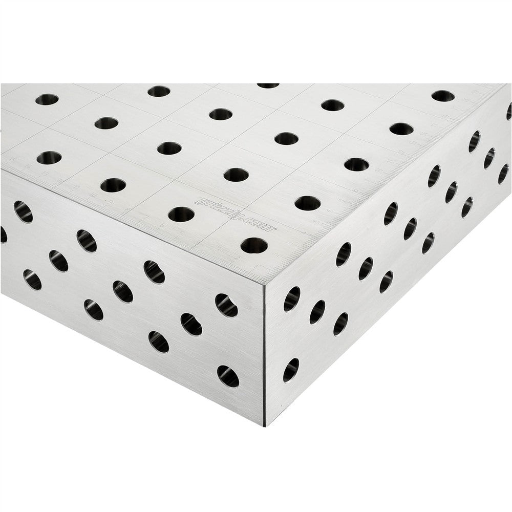 Grizzly T33916 - 78" x 39" 3D Steel Nitride-Coated Welding Tabletop