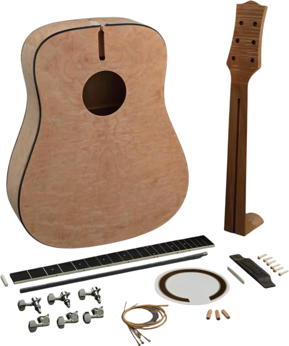 Grizzly T33952 - Quilted Maple Acoustic Guitar Kit