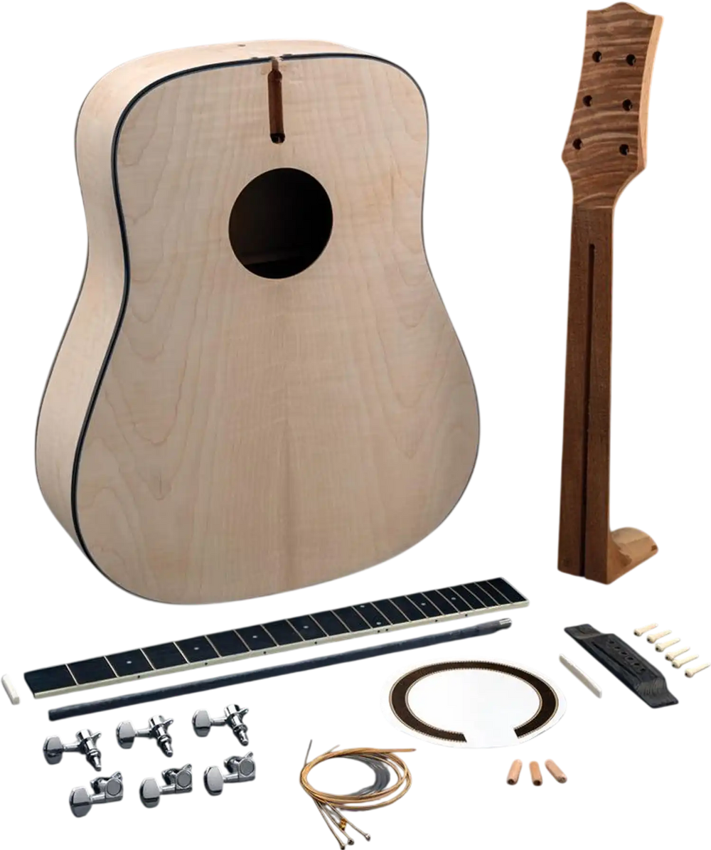 Grizzly T33953 - Fiddleback Maple Acoustic Guitar Kit
