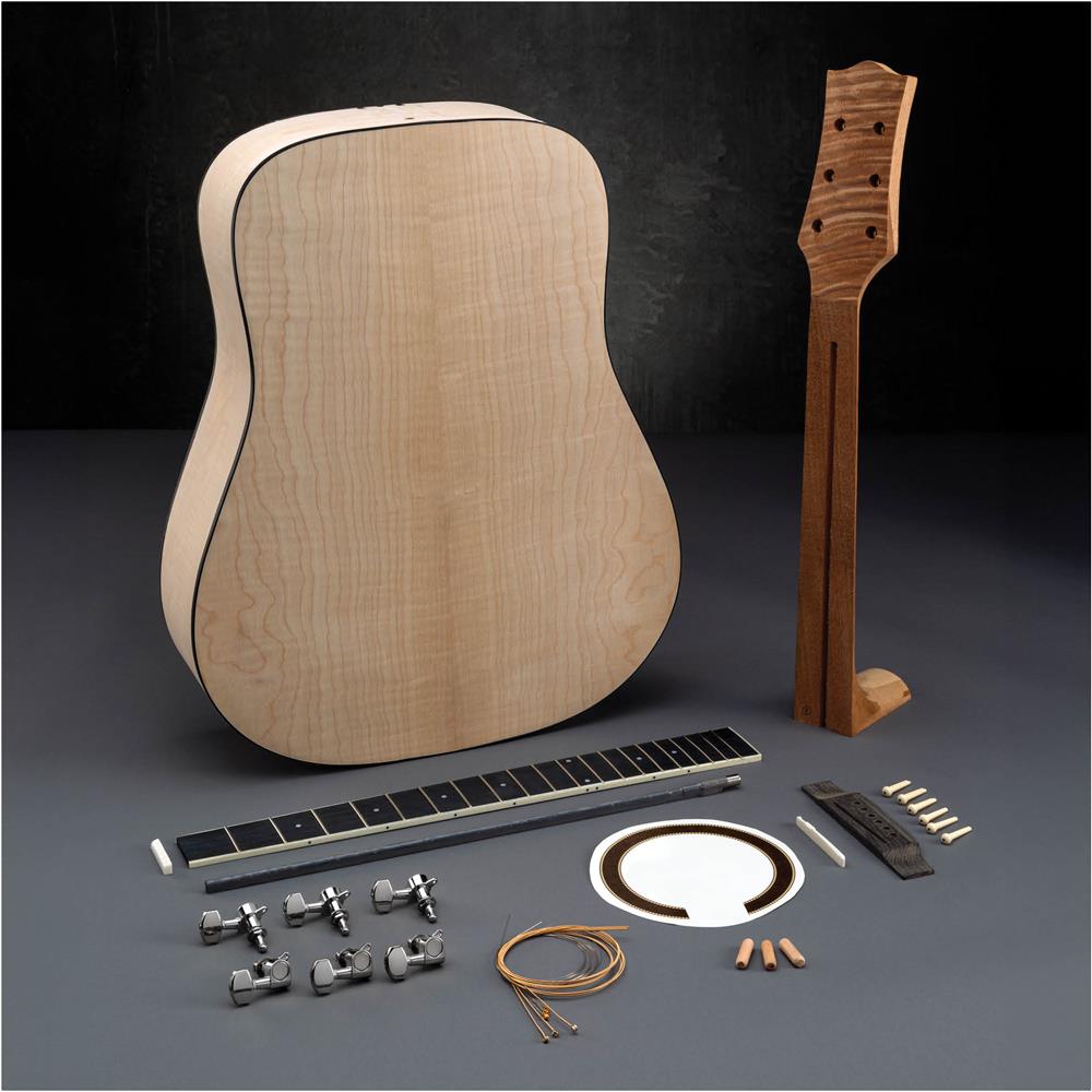 Grizzly T33953 - Fiddleback Maple Acoustic Guitar Kit
