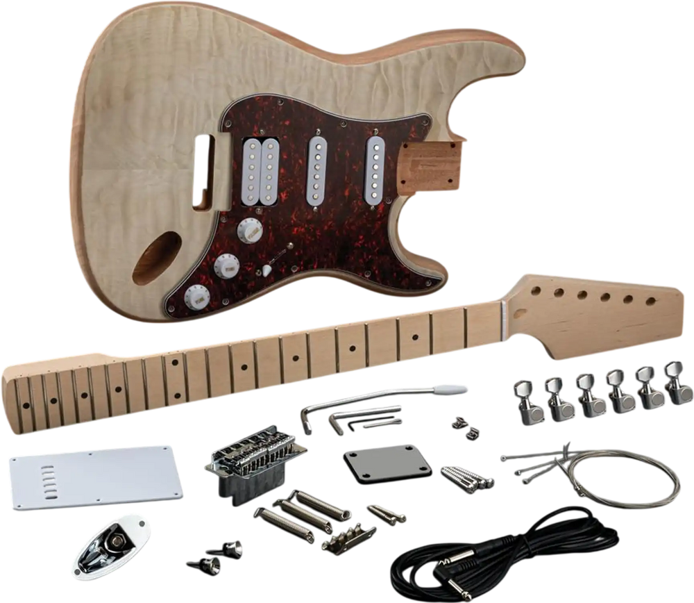 Grizzly T33955 - Quilted Maple Electric Guitar Kit