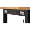 Grizzly T34011 - 6' Adjustable Heavy-Duty Workbench with Outlets