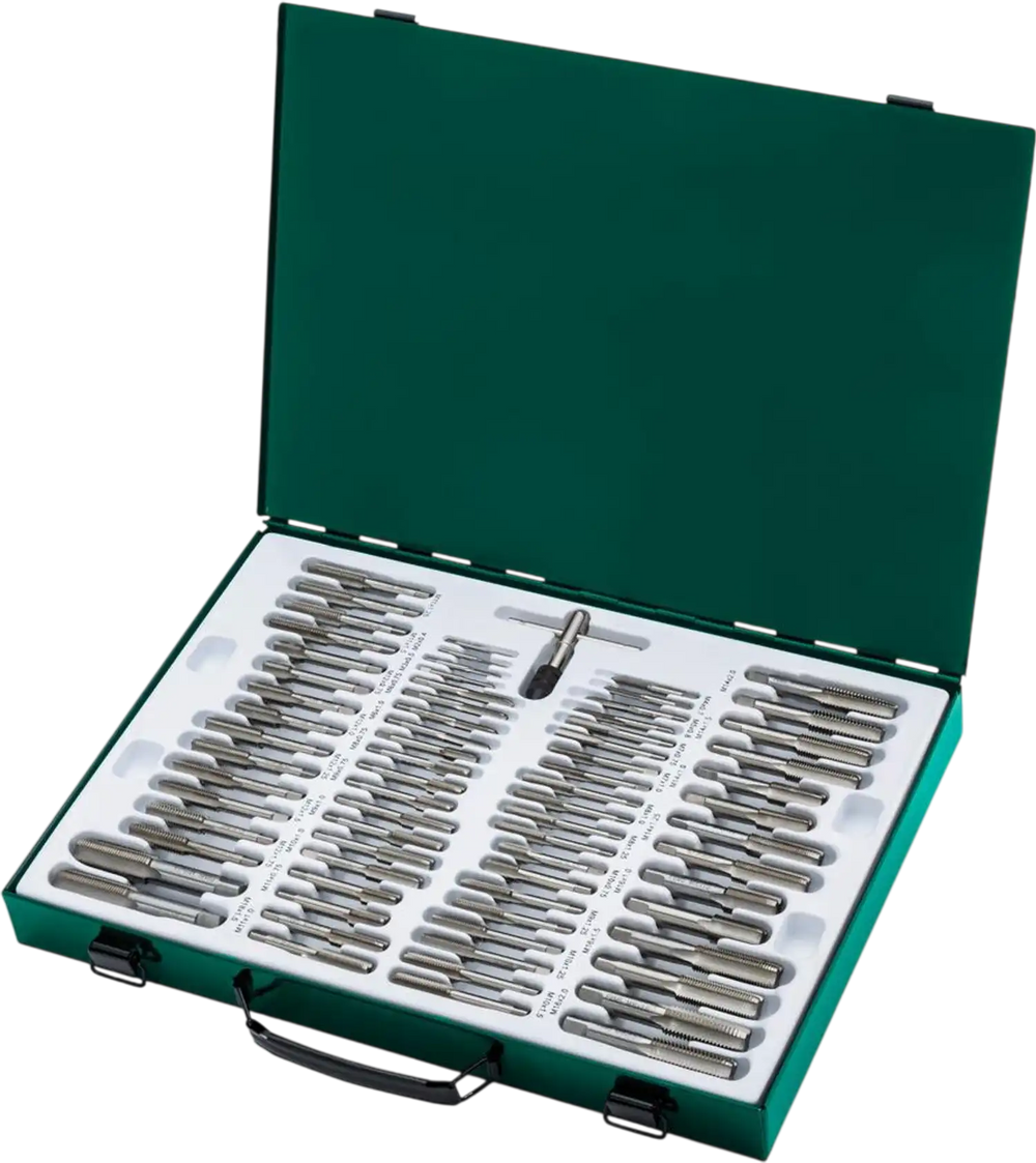 Grizzly Precision T34070 - 110-Pc. Metric M2 HSS Tap & Die Set