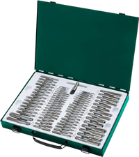 Grizzly Precision T34070 - 110-Pc. Metric M2 HSS Tap & Die Set