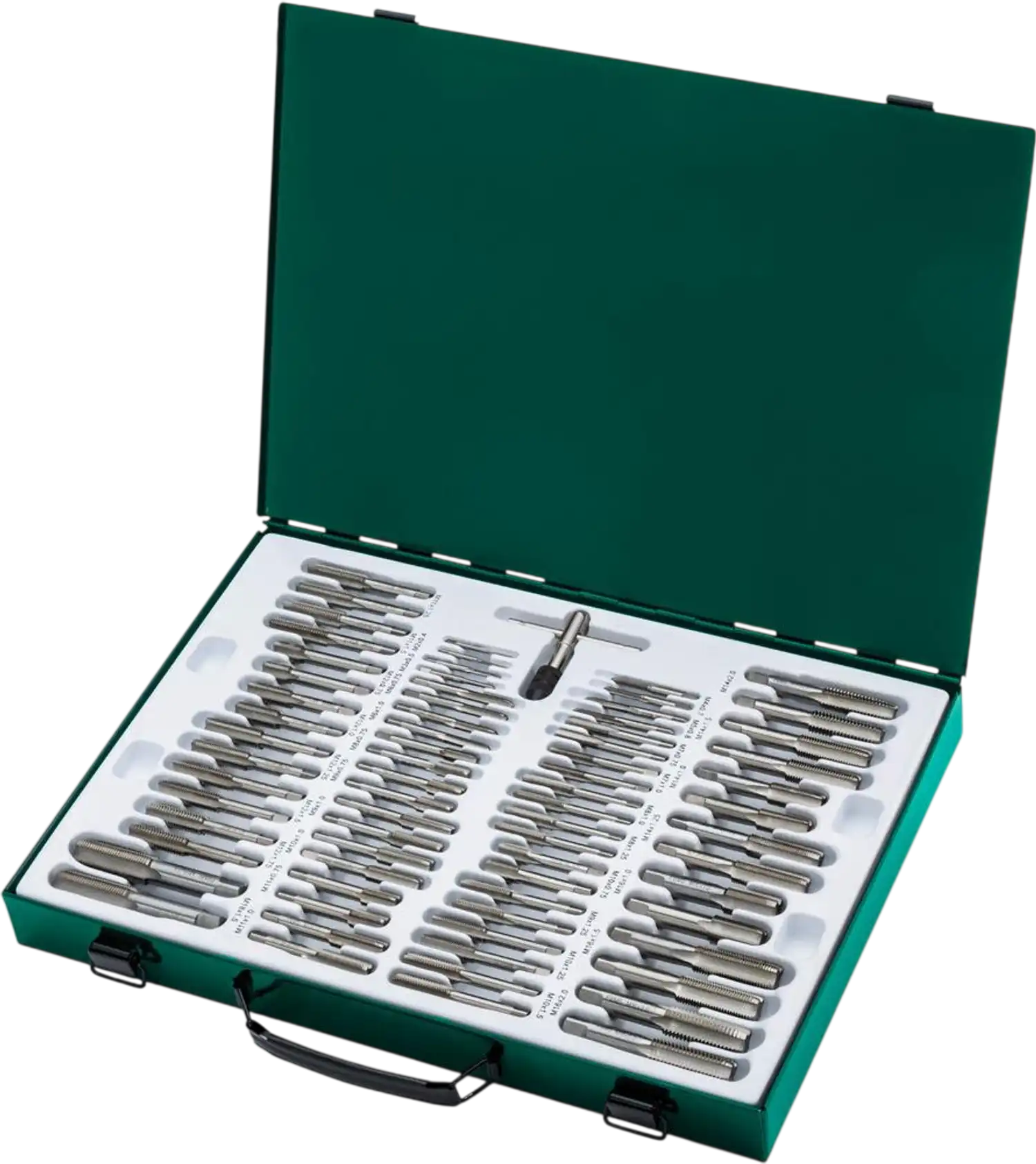 Grizzly T34071 Tap & Die Set Precision 110-Pc SAE/Metric Combination M2 HSS New