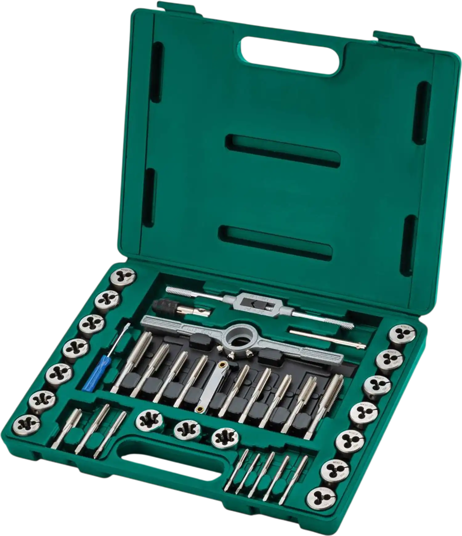 Grizzly T34072 Tap & Die Set Precision 39-Pc Metric M2 HSS New
