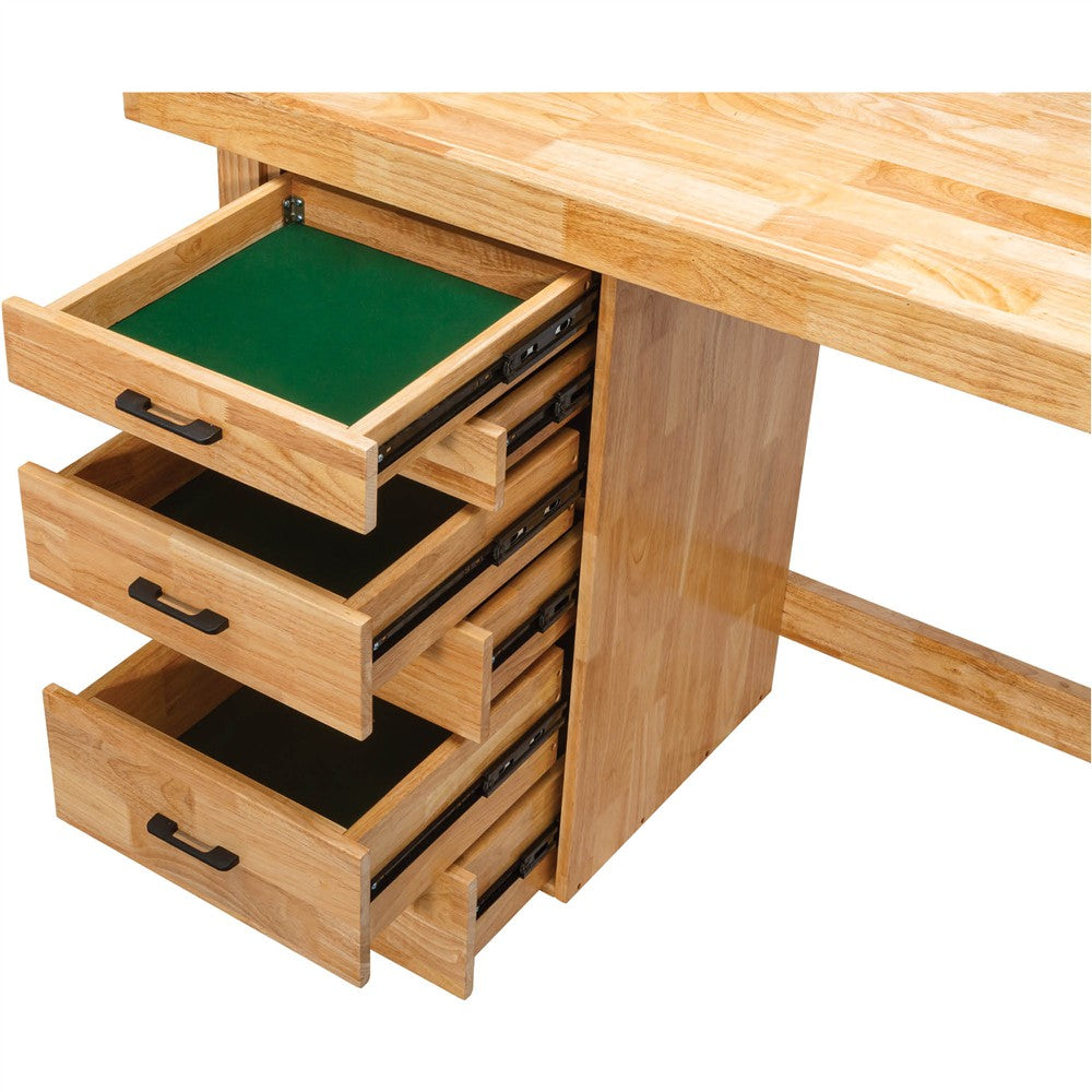 Grizzly T34090 - 72" 6-Drawer Butcher Block Workbench
