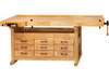 Grizzly T34091 - 80" 9-Drawer Euro-Style Butcher Block Workbench