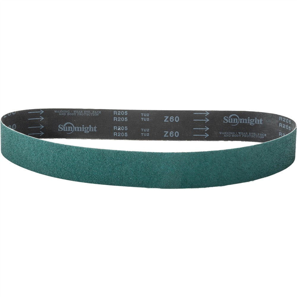 Grizzly T34164 - 2" X 42" Zirconia Abrasive Belt 60 Grit, 10 Pk.