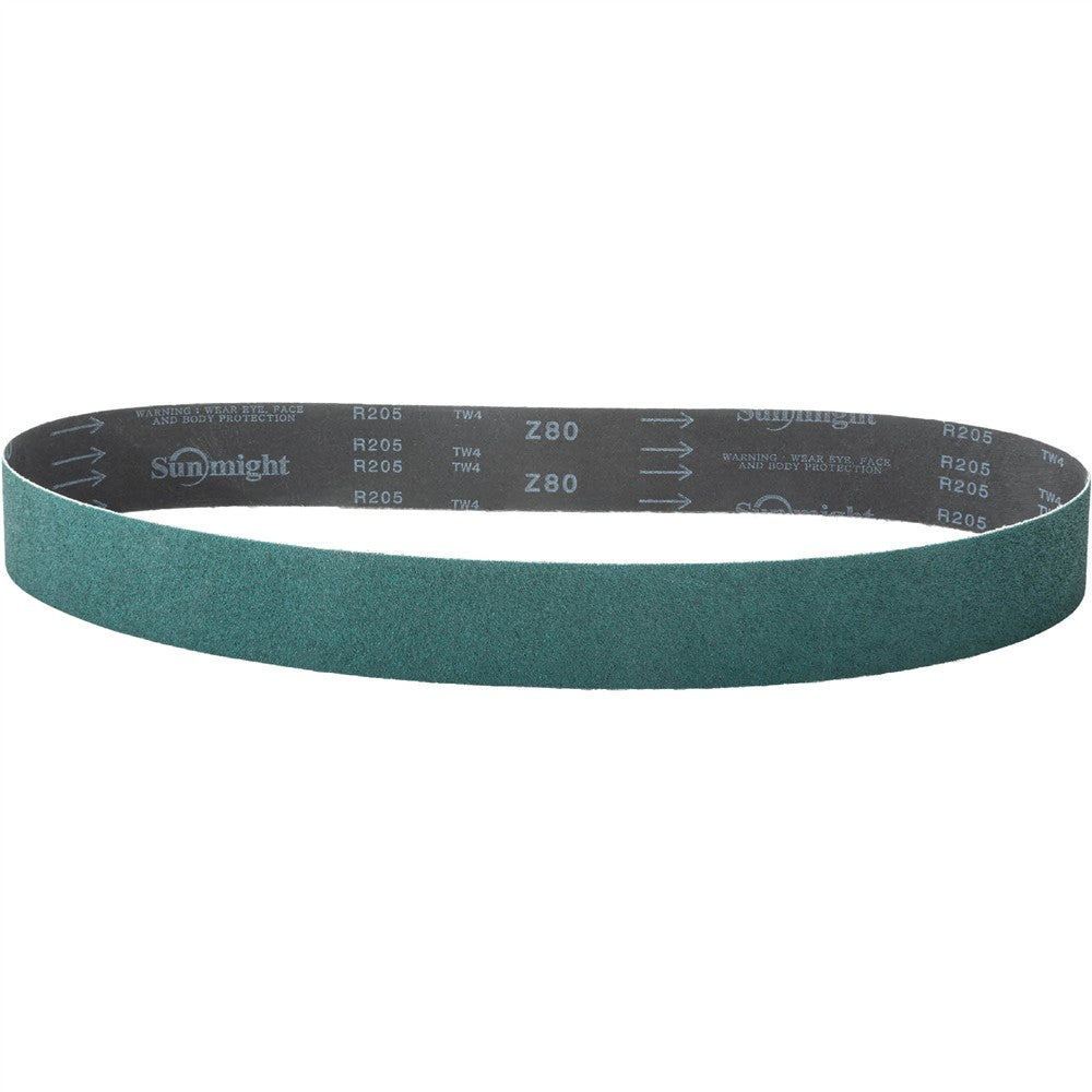 Grizzly T34165 - 2" X 42" Zirconia Abrasive Belt 80 Grit, 10 Pk.