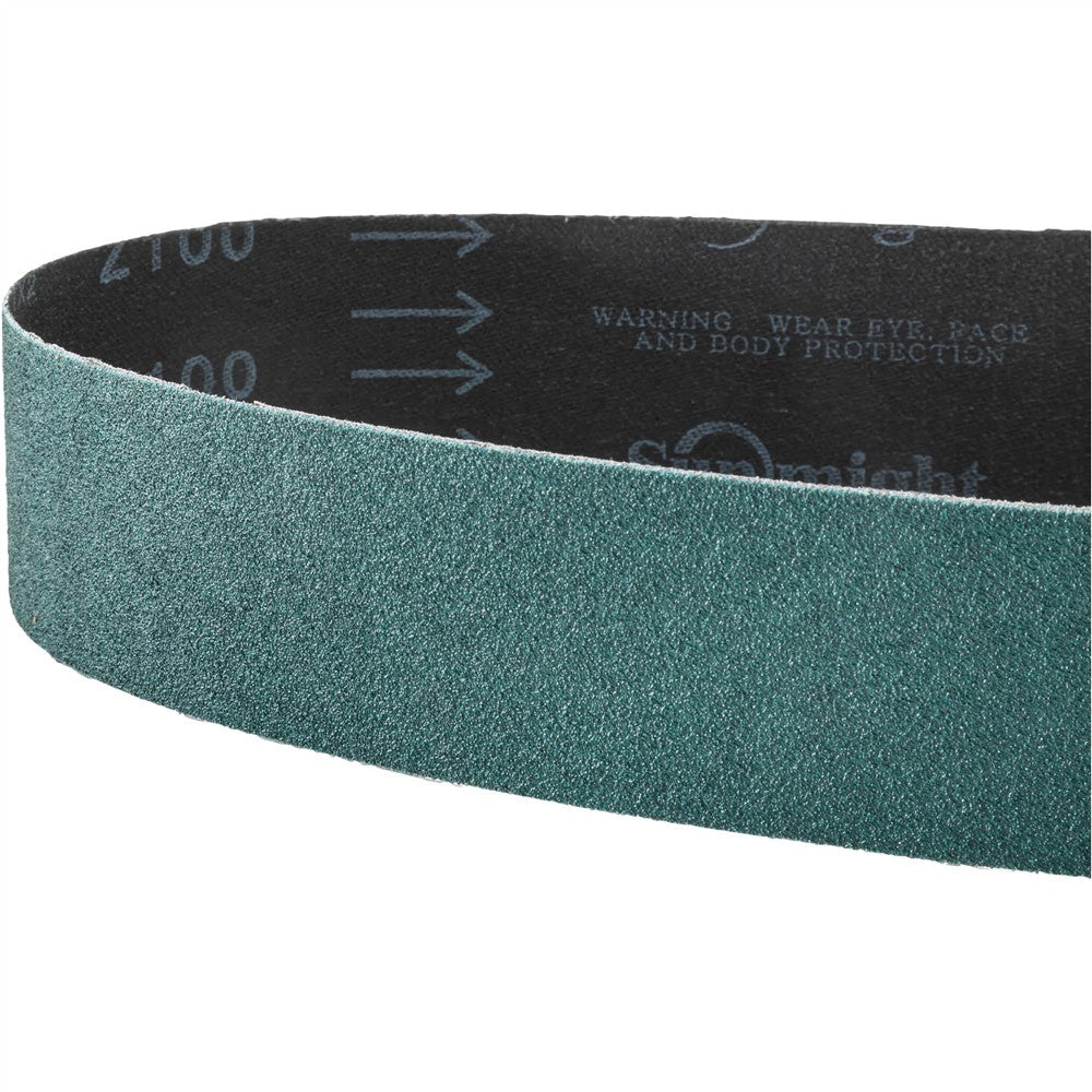 Grizzly T34166 - 2" X 42" Zirconia Abrasive Belt 100 Grit, 10 Pk.