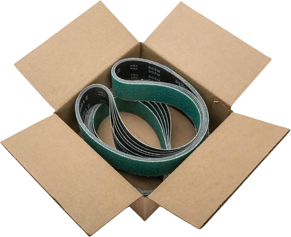 Grizzly T34168 - 2" X 42" Zirconia Abrasive Belt Assorted Grits, 10 Pk.