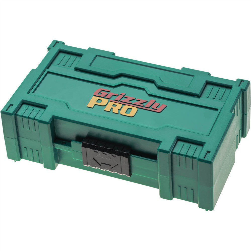 Grizzly PRO T34203 - 8-PC M2 HSS TiN Coated Hinge Bit Set