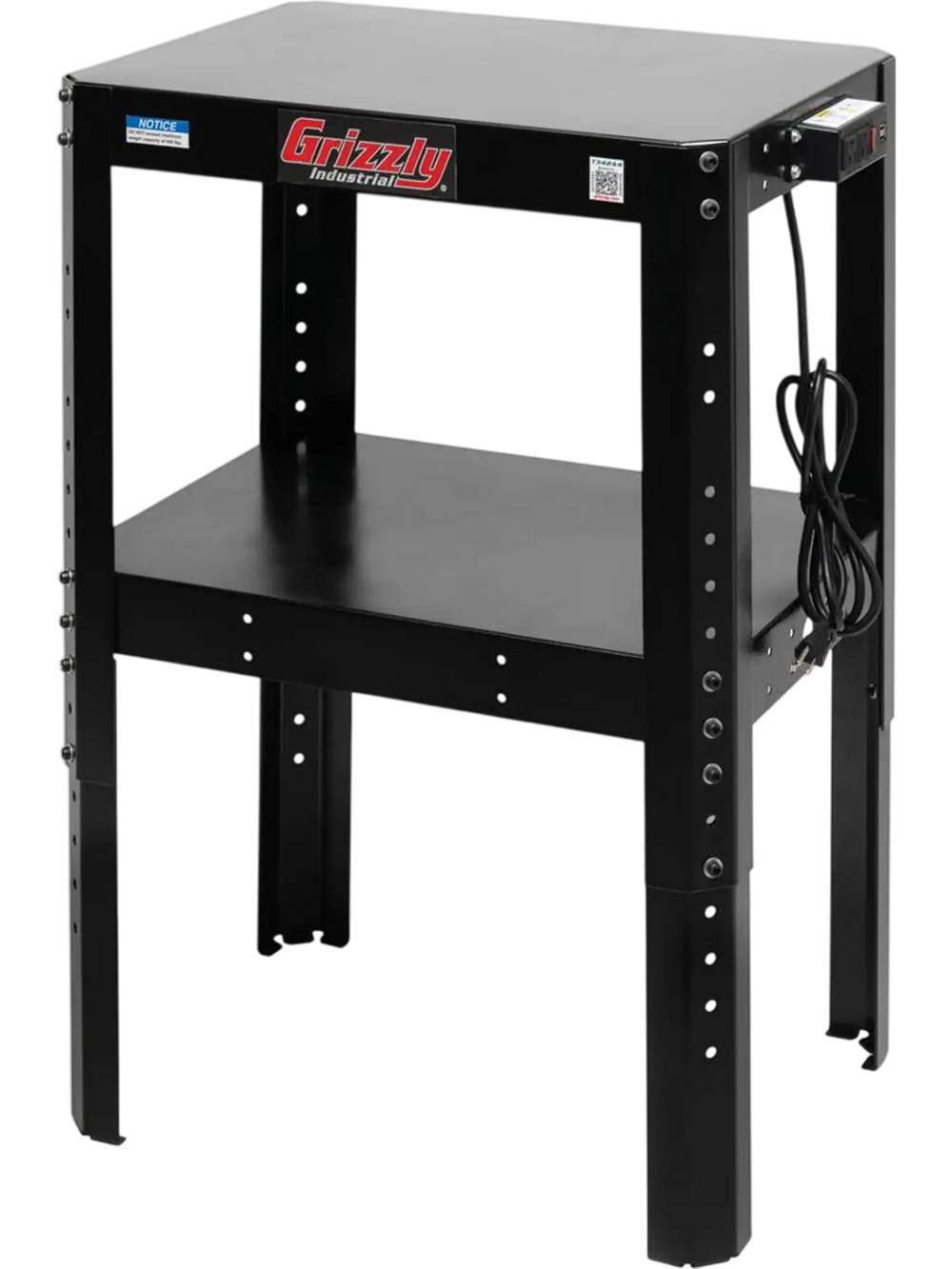 Grizzly T34245 - 24" x 24" Benchtop Machine Stand w/ Power Outlets