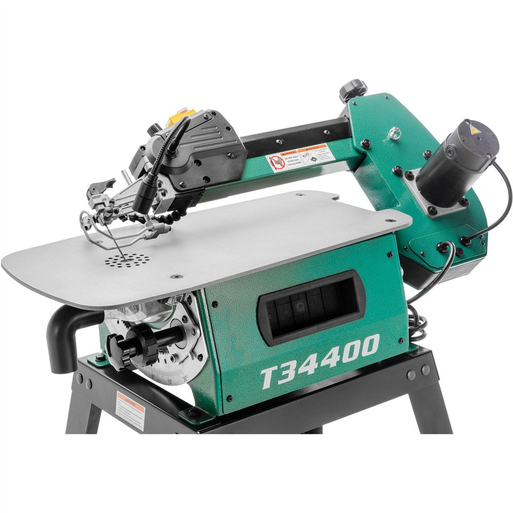 Grizzly T34400 - 18" Variable-Speed Scroll Saw with Stand