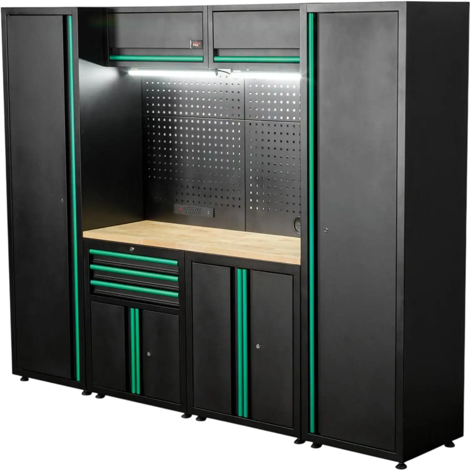 Grizzly T34535 Tool Box PRO 6-Pc 3-Drawer 6-Cabinet Modular Cabinet Set New