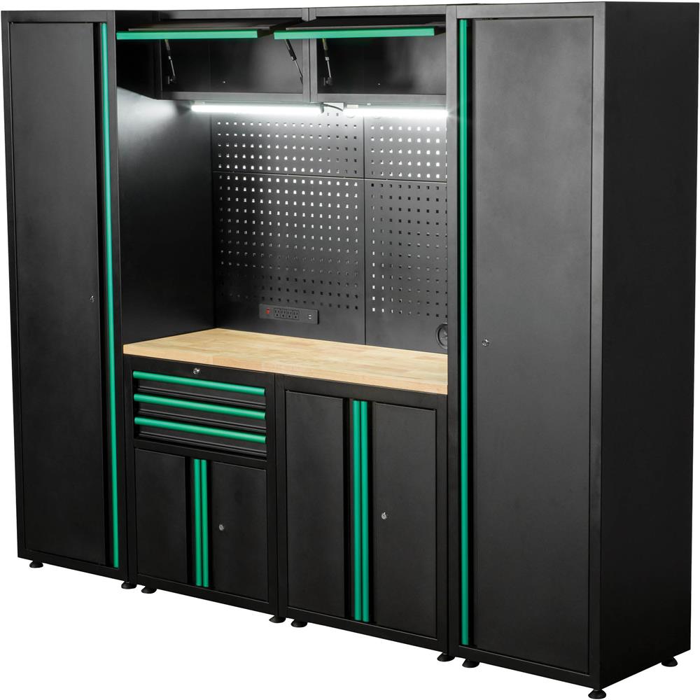 Grizzly PRO T34535 - 6-Pc. 3 Drawer 6 Cabinet Modular Cabinet Set