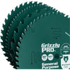Grizzly PRO T34545 - 10" x 5/8" 60T ATB Combination Saw Blade