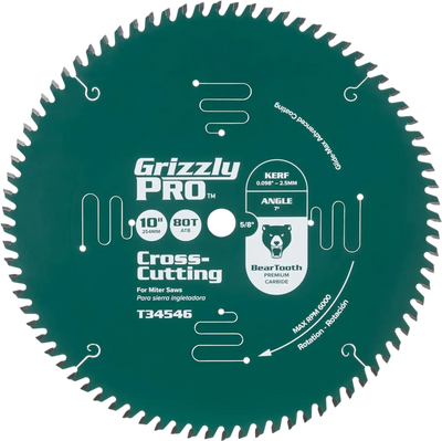 Grizzly T34546 Circular Saw Blade PRO 10