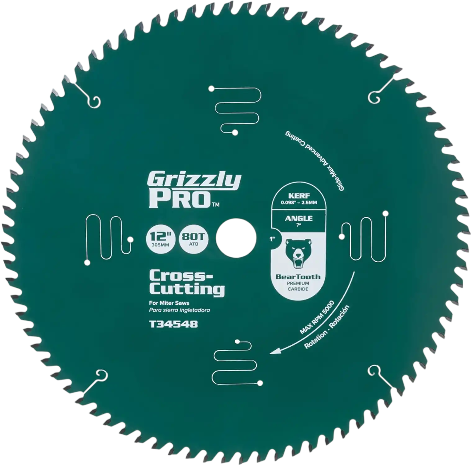 Grizzly T34548 Circular Saw Blade PRO 12