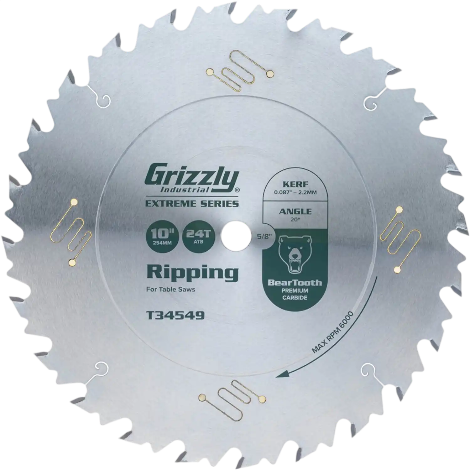 Grizzly T34549 Circular Saw Blade 10