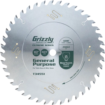Grizzly T34551 Circular Saw Blade 10