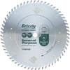 Grizzly T34552 - 10" x 5/8" 60T ATB Extreme Series Combination Saw Blade