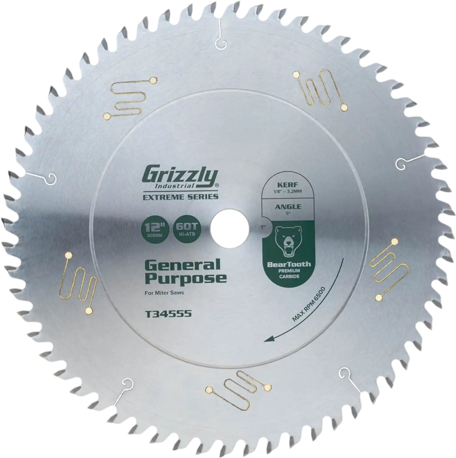 Grizzly T34555 Circular Saw Blade 12