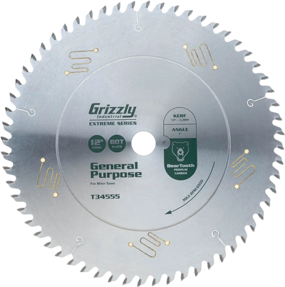 Grizzly T34555 Circular Saw Blade 12