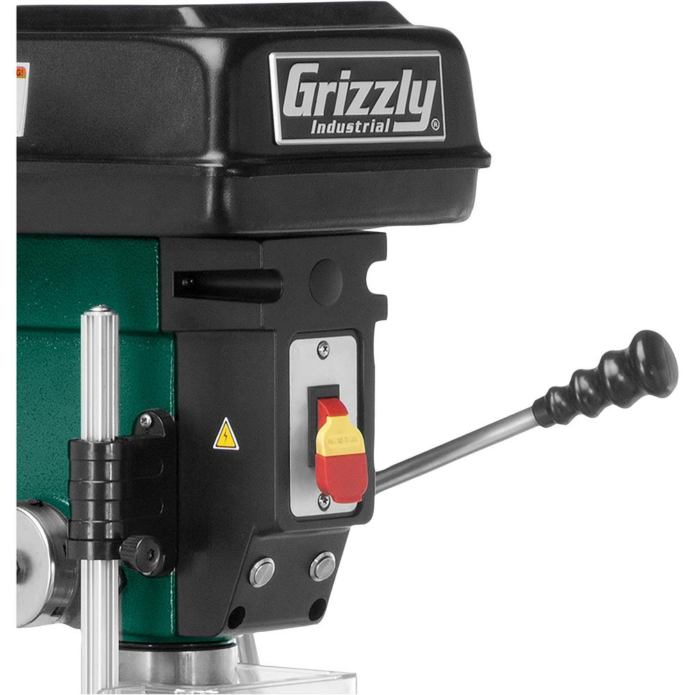 Grizzly T34609 - 15" Floor Drill Press w/ LED & Laser Guide