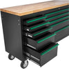 Grizzly PRO T34622 - 72" 15-Drawer Tool Cabinet w/ Outlets