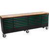 Grizzly PRO T34623 - 96" 24-Drawer Tool Cabinet w/ Outlets