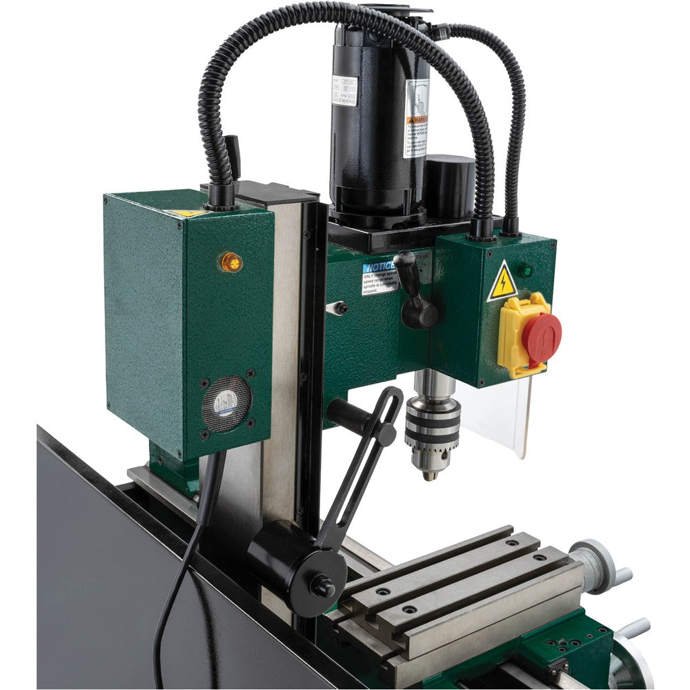 Grizzly T34744 - 10" x 30" Variable-Speed Combination Lathe/Mill