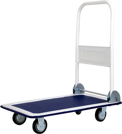 Costway Foldable Platform Cart Dolly Hand Truck 958146237 New