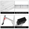 Heavy duty aluminum folding step ladder with non-slip design, sturdy tripod, and 330lbs capacity for safe tasks.