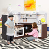 Toddler Kitchen Playset with Ice Maker Microwave Oven Sink and Washing Machine for Kids 3+ Years Old - Gallery View 1 of 9