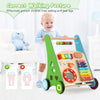 Toddler push walker activity center toy with ergonomic design, smooth handle, and colorful games for fun and.
