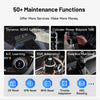TOPDON ONE Plus with over 50 maintenance functions including oil reset, EPB reset, BMS reset, ABS bleeding, and throttle adaptation