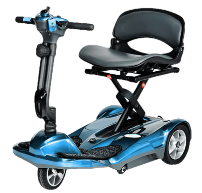 EV Rider Transport AF Automatic Folding Scooter Blue Open Box (Free upgrade to new unit)