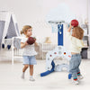 3-in-1 Kids Basketball Hoop Set with Balls-White - Gallery View 1 of 13