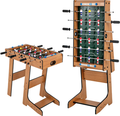 Costway Space Saving Foosball Table Durable Handle 2 Footballs 50724683 New